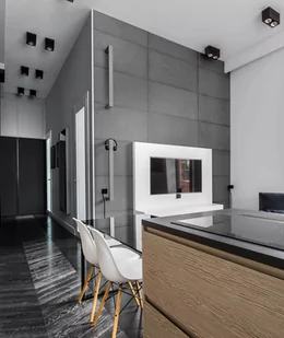 120x60 cm LS - (antracyt) - płyta z betonu architektonicznego GRC - Elewacje - miniaturka - grafika 1