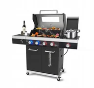 Grille gazowe - GRILL GAZOWY EL FUEGO KINGSTON 4+1 ŻELIWNY - miniaturka - grafika 1
