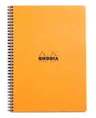 Notesy i bloczki - Notatnik Rhodia A4+, linie, pomarańczowy - miniaturka - grafika 1