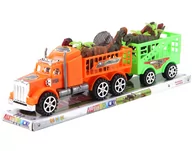 Samochody i pojazdy dla dzieci - AUTO CIĘŻAROWE Z DINOZAURAMI ZABAWKA DLA DZIECI - miniaturka - grafika 1