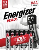 Baterie i akcesoria - Energizer LR03/6 Max AAA 6 pack - miniaturka - grafika 1