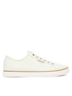 Calvin Klein Jeans Tenisówki Ess Vulc Low Mg Cv YM0YM01301 Beżowy - Trampki męskie - miniaturka - grafika 1