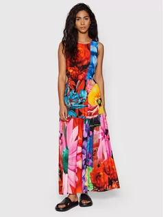 Sukienki - Desigual Sukienka letnia MONSIEUR CHRISTIAN LACROIX Nantes 22SWVW56 Kolorowy Regular Fit - grafika 1