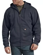 Bluzy męskie - Dickies Męska bluza polarowa z kapturem duża wysoka na pełny zamek błyskawiczny - miniaturka - grafika 1