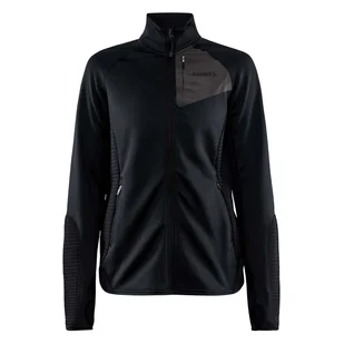 Damska Bluza CRAFT ADV TECH FLEECE THERMAL MIDLAYER W 1911664-999000 – Czarny - Bluzy damskie - miniaturka - grafika 1