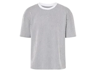 LIVERGY® T-shirt męski (Czarny / biały, M (48/50)) - Koszulki męskie LIVERGY® T-shirt męski (Czarny / biały, M (48/50)) - Koszulki męskie - miniaturka - grafika 1