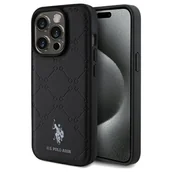 Etui i futerały do telefonów - US Polo USHCP15LPYOK iPhone 15 Pro 6.1" czarny/black Yoke Pattern - miniaturka - grafika 1
