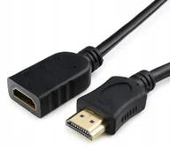 Kable - Gembird Przedłużacz HDMI 0,5m Gembird High Speed 4K UHD 18Gb/s Ethernet HDMI 2.0 - miniaturka - grafika 1