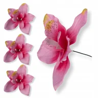 Sztuczne kwiaty - STORCZYK Główka wyrobowa Sztuczne kwiaty Storczyki do wiązanki 12 sztuk - miniaturka - grafika 1