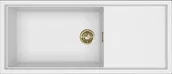 Zlewozmywaki - Zlew ELLECI SINTESI 510 K96 + złoty odpływ - miniaturka - grafika 1