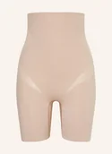 Spodenki damskie - Calvin Klein Szorty Modelujące Stay-Put Stretch beige - miniaturka - grafika 1
