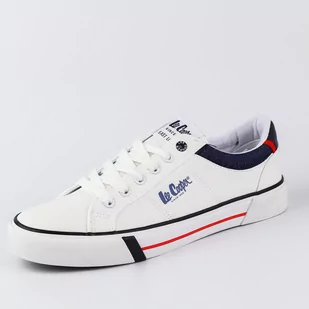 Białe tenisówki męskie LEE COOPER 1835M - Lee Cooper - Trampki męskie - miniaturka - grafika 1