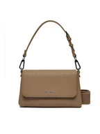 Torebki damskie - Calvin Klein Torebka Ck Must Dbl Strap Mini Bag_Mono K60K613088 Brązowy - miniaturka - grafika 1
