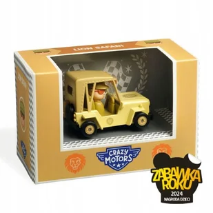 Autko Crazy Motors - Lion Safari Dj05480 - Samochody i pojazdy dla dzieci - miniaturka - grafika 1