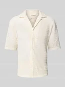 Koszule męskie - Koszula casualowa o kroju relaxed fit z kołnierzem z połami model ‘NOVAK’ - miniaturka - grafika 1