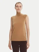 Swetry damskie - BOSS Golf Fipini 50544998 Beżowy Regular Fit - miniaturka - grafika 1