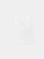 Koszulki i topy damskie - Coccodrillo Top WC4143304HGJ Biały Slim Fit - miniaturka - grafika 1