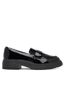 Półbuty damskie - Clarks Loafersy Orinoco3 Edge 26183173 Czarny - miniaturka - grafika 1