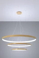 Lampy sufitowe - Żyrandol wiszący koła Rio TH.269 Thoro LED 150W 4000K modern złoty - miniaturka - grafika 1