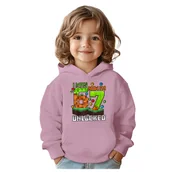 Bluzy dla dziewczynek - BLUZA DZIECIĘCA Z KAPTUREM 67 SIX SEVEN VIRAL 110-116 DLA DZIECKA PREZENT - miniaturka - grafika 1
