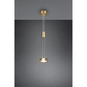 Lampy sufitowe - Trio Franklin LED lampa wisząca 1-punktowa mosiądz 326510108 - miniaturka - grafika 1