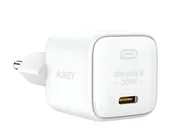 Ładowarki do telefonów - AUKEY Ładowarka GaN, USB-C, PD 30W, biała PA-B1L WH - miniaturka - grafika 1