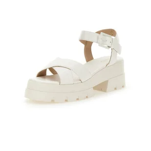 Damskie Sandały GUESS WALEE FL6WLEPEL03-PEARL – Beżowy - Sandały damskie - miniaturka - grafika 1