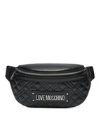 Nerki - LOVE MOSCHINO Saszetka nerka JC4003PP1MLA000B Czarny - miniaturka - grafika 1