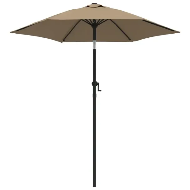 Parasol ogrodowy, 200x224 cm, taupe/ciemnoszary