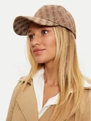 Czapki damskie - Guess Czapka z daszkiem AW5184 POL03 Beżowy - miniaturka - grafika 1