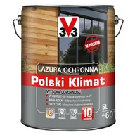 Farby i impregnaty do drewna - V33 Lazura Polski Klimat 5 l dąb złocisty - miniaturka - grafika 1