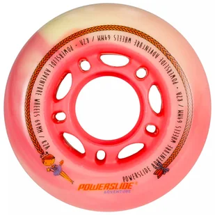 Kółka do rolek Powerslide  Adventure Kids 64mm - Akcesoria do skatingu - miniaturka - grafika 1