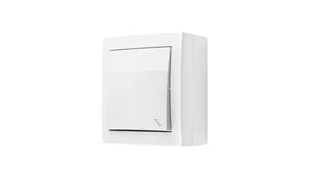 Simon Simon Aquaclick Łącznik schodowy, 16 AX, 250 V biały ACW6A/11 ACW6A/11 - Wyłączniki światła i elektryczne - miniaturka - grafika 1