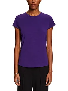 ESPRIT T-shirt damski, 500/ciemnofioletowy, XXL - Koszulki i topy damskie - miniaturka - grafika 1
