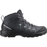 Buty trekkingowe damskie - Damskie Buty SALOMON X BRAZE MID GTX W L47181100 – Granatowy - miniaturka - grafika 1