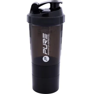 Shaker PURE 2 IMPROVE 7095749 Czarny (500 ml) - Shakery i bidony sportowe - miniaturka - grafika 1