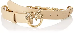 Pinko Pasek damski, D28q_beżowy safari antyczne złoto, L - Paski - miniaturka - grafika 1