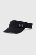Czapki damskie - Under Armour daszek Isochill Launch kolor czarny gładka - miniaturka - grafika 1