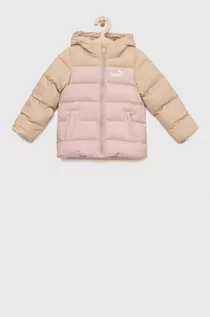 Kurtki i płaszcze dla dziewczynek - Puma kurtka dziecięca kolor różowy - grafika 1