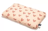 Kołdry i poduszki dla dzieci - Poduszka Do Spania Bambusowa Heartbeat Pink L 40X60 La Millou - miniaturka - grafika 1