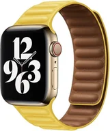 Akcesoria do smartwatchy - PASEK DO ZEGARKA APPLE WATCH 1/2/3/4/5/6/7/8/9/10/SE 42/44/45 ŻÓŁTY - miniaturka - grafika 1
