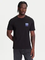 Koszulki męskie - HUGO T-Shirt Dapusi 50544458 Czarny Regular Fit - miniaturka - grafika 1