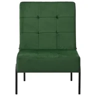 Fotele - vidaXL Fotel, 65x79x87 cm, ciemnozielony, obity aksamitem - miniaturka - grafika 1