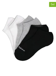 Skechers Skarpety (3 pary) w kolorze szaro-biało-czarnym - Skarpetki męskie - miniaturka - grafika 1