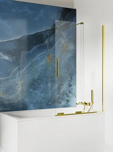 Parawan nawannowy New Trendy Smart 130x150 uniwersalny złoty EXK-4307 - Parawany nawannowe - miniaturka - grafika 1