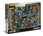 Puzzle - Clementoni 39575 Niemożliwe puzzle - Batman-1000 sztuk - wyprodukowano we Włoszech, puzzle dla dorosłych 39575 - miniaturka - grafika 1