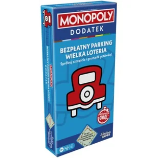 Dodatek do gry HASBRO Monopoly Bezpłatny parking Wielka loteria G0718120 - Gry planszowe - miniaturka - grafika 1