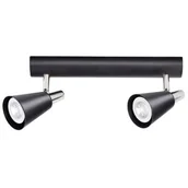 Lampy sufitowe - Kanlux OPRAWA ŚCIENNO-SUFITOWA SEMPRA EL-2I B-SR GU10 CZARNA 33093 - miniaturka - grafika 1