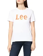 Koszulki i topy damskie - Lee Damska koszulka Slim Logo Tee T-Shirt - miniaturka - grafika 1