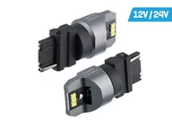 Żarówki samochodowe - Żarówka VISION P27W (T25) 12/24V 6x 3020 SMD LED, nonpolar, CANBUS, biała, 2 szt. - miniaturka - grafika 1